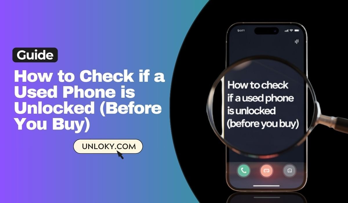 How to Check if a Used Phone is Unlocked (Before You Buy)