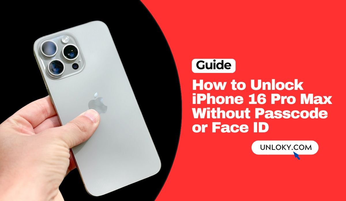 How to Unlock iPhone 16 Pro Max Without Passcode or Face ID