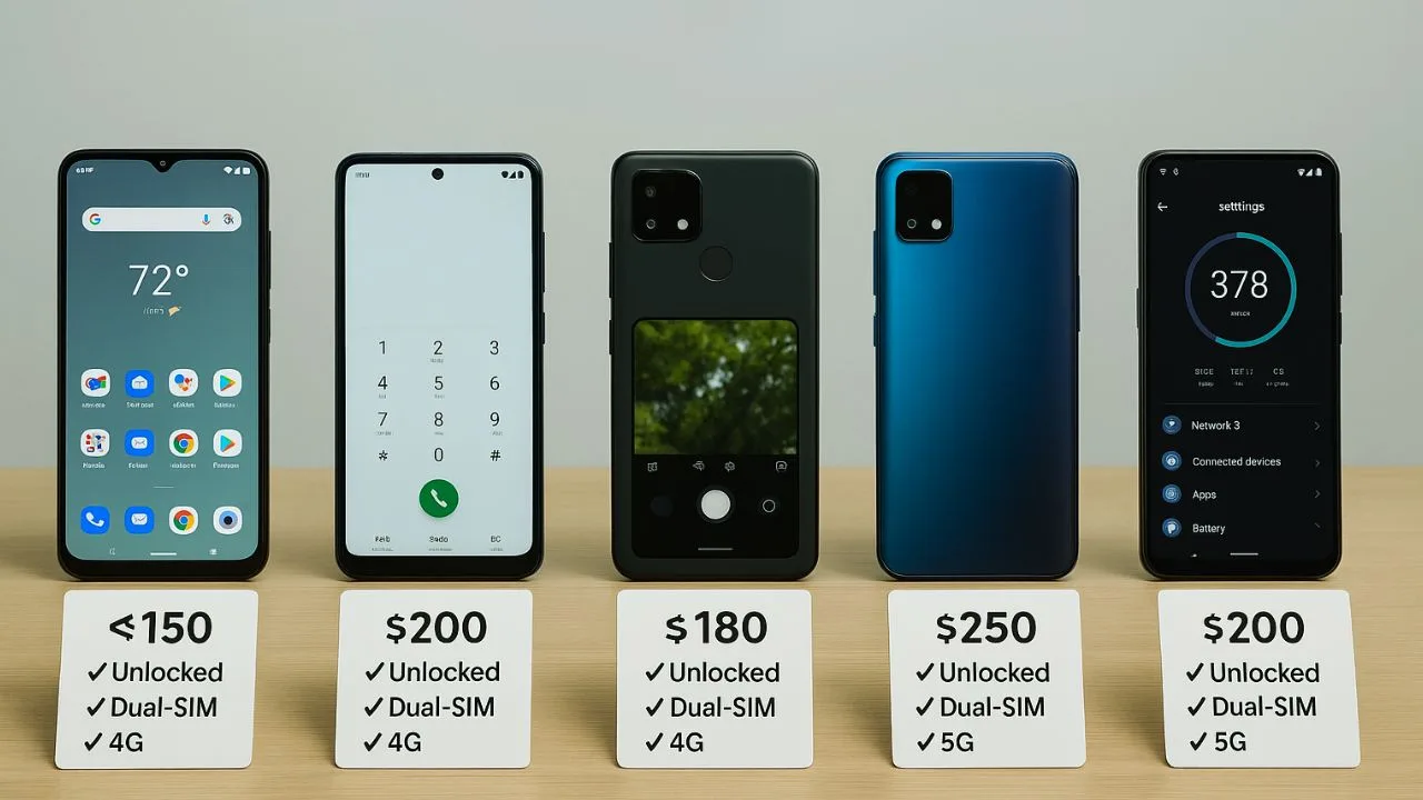 Top 5 Cheap Unlocked Cell Phones You Can Buy Today