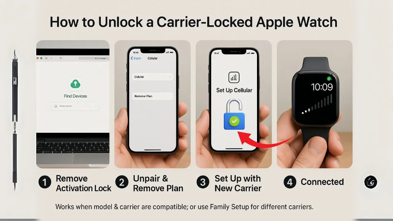 How to Unlock a Carrier-Locked Apple Watch to Use with Any Network