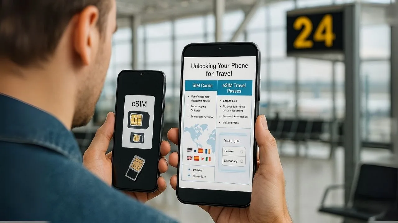 Unlocking Your Phone for Travel SIM Cards vs eSIM Travel Passes