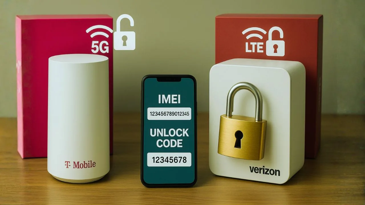5g gateway unlock, t-mobile home internet unlock, verizon lte cpe unlock