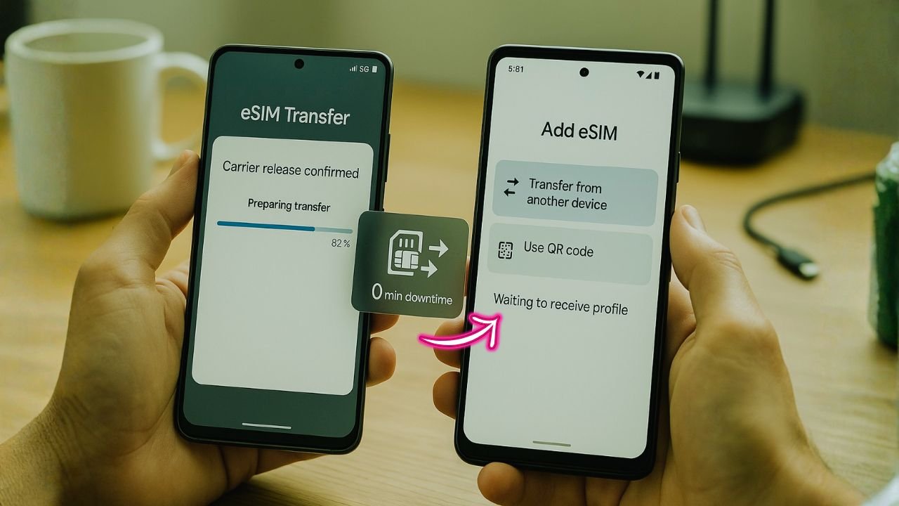 Android eSIM-to-eSIM Transfer After Carrier Release (Samsung & Pixel) Without Downtime