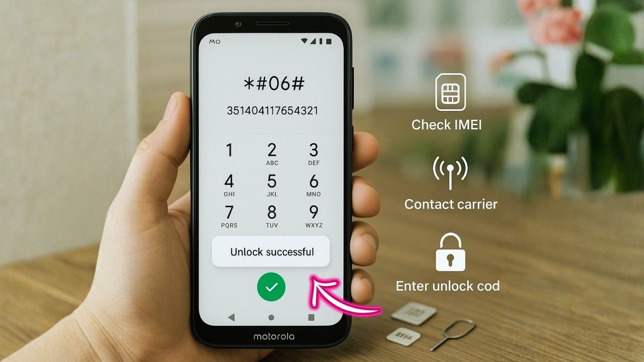 How to Unlock Motorola Phone Free with IMEI Numbe