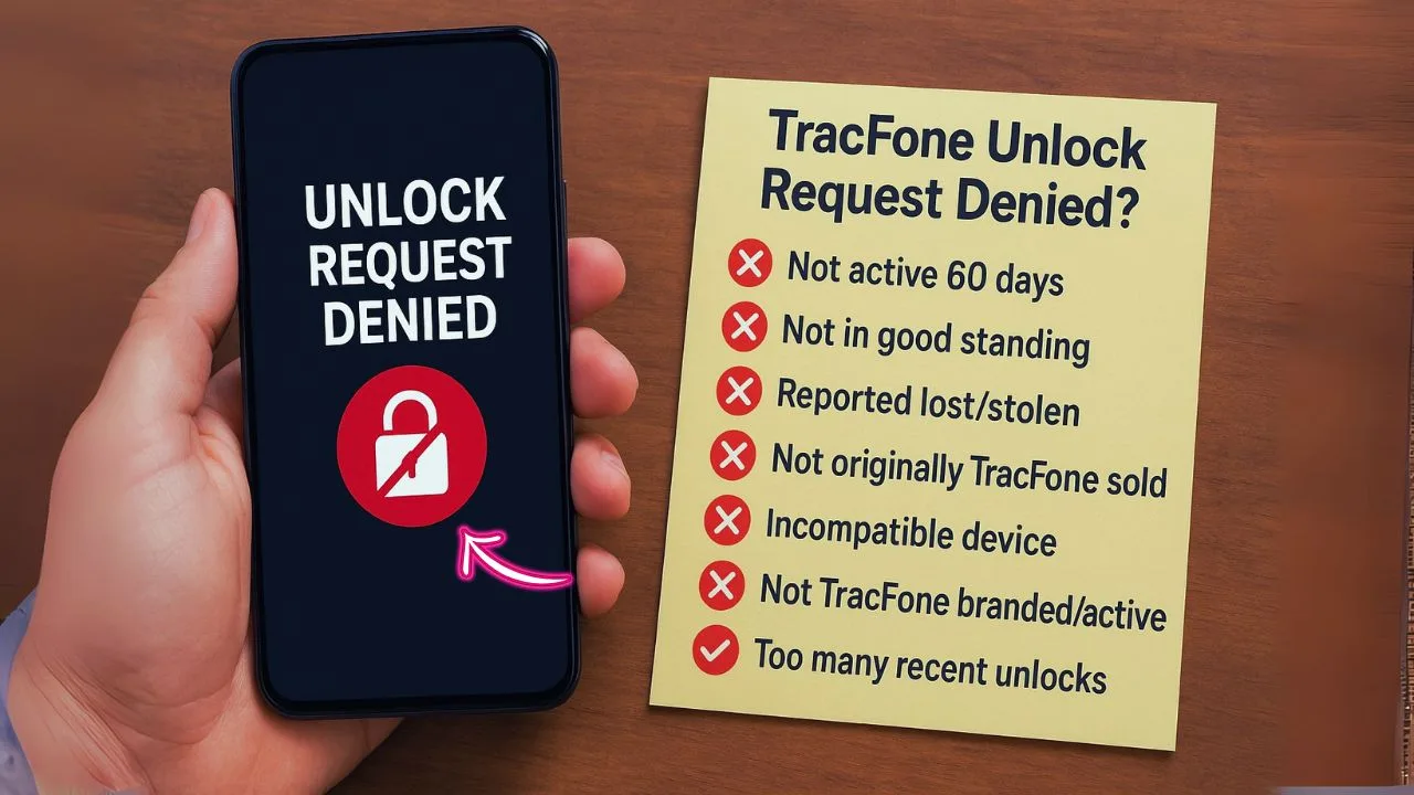 Tracfone Unlock Request Denied? 7 Reasons And How To Fix Each One