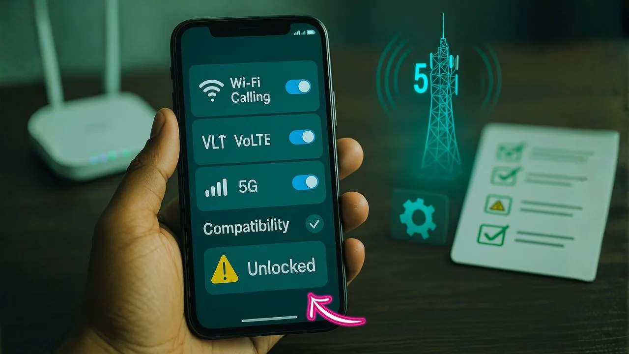 Wi-Fi Calling, VoLTE & 5G After Unlock Feature Compatibility & Fixes