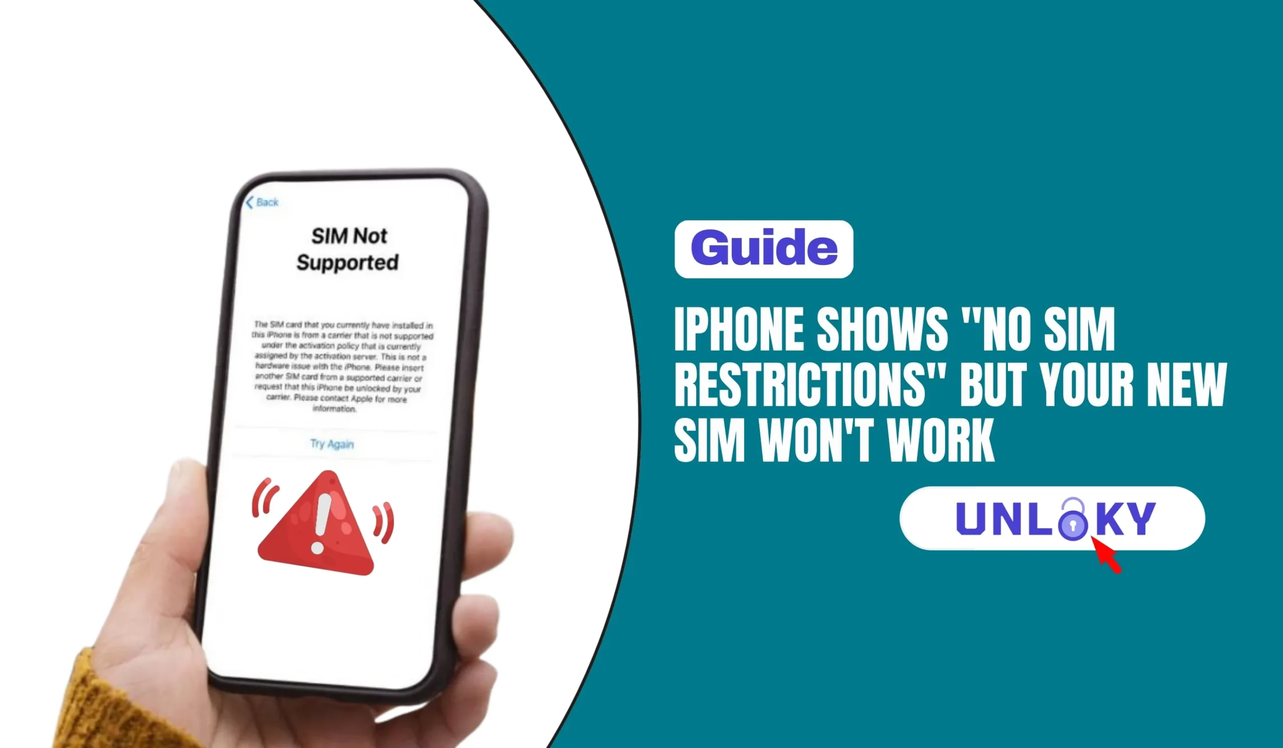 iPhone Shows "No SIM Restrictions" But Your New SIM Won't Work