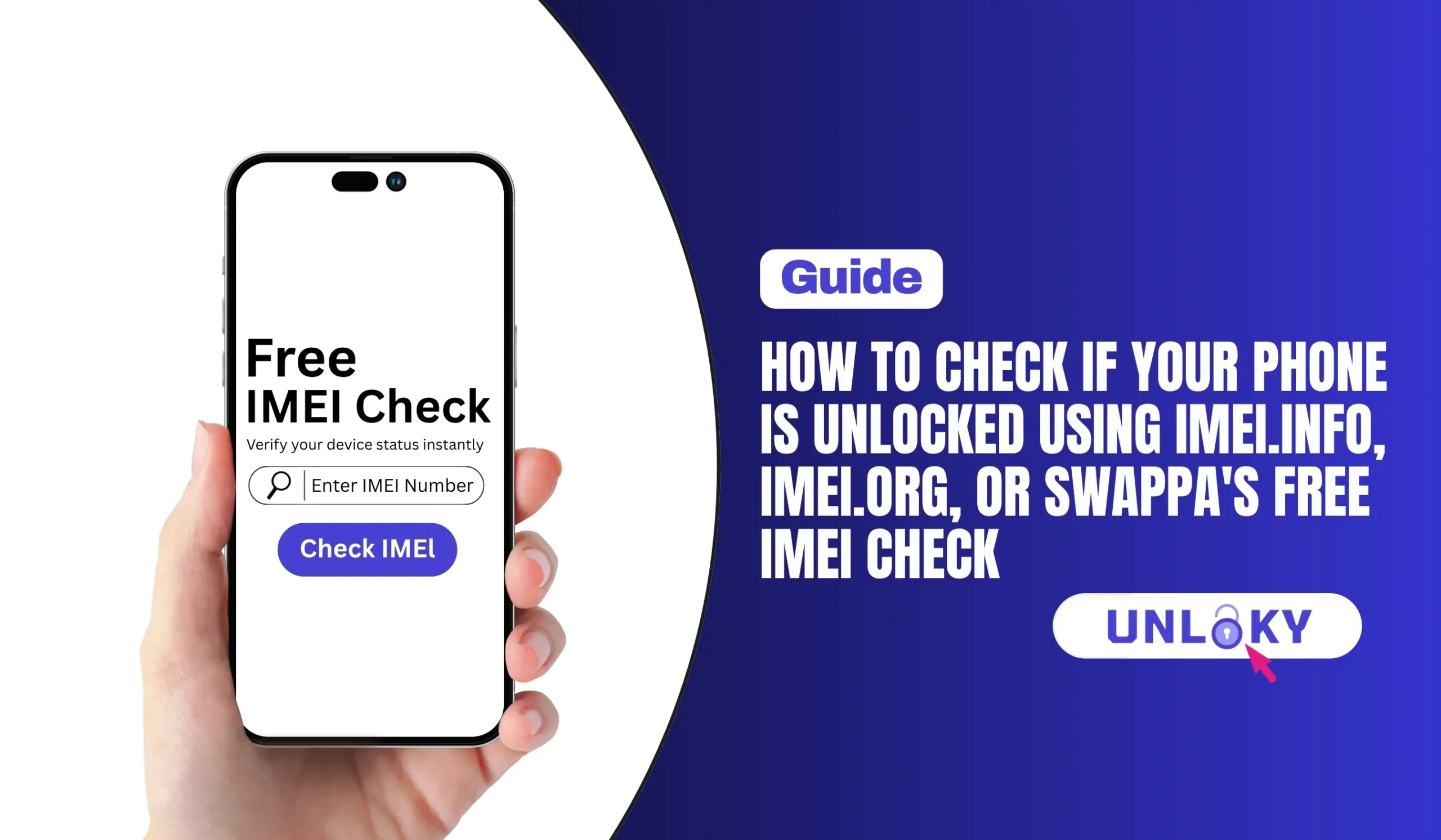 Check if Your Phone is Unlocked Using IMEI.info, IMEI.org, or Swappa's Free IMEI Check