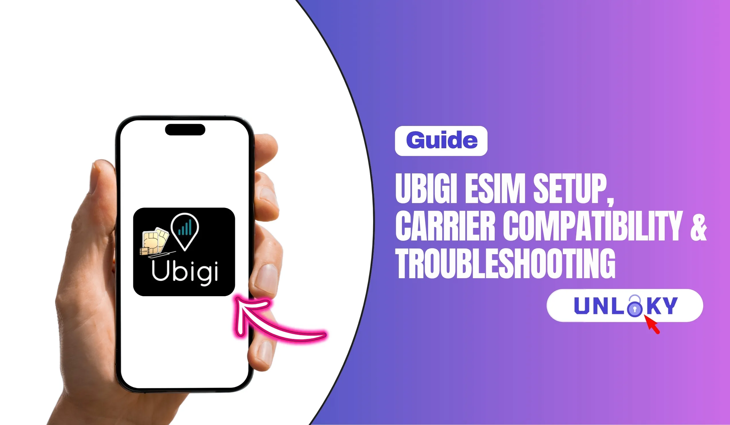 Ubigi eSIM Setup, Carrier Compatibility & Troubleshooting