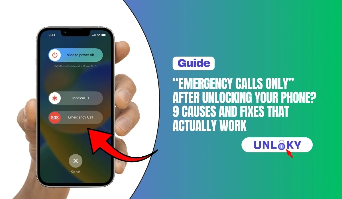 “Emergency Calls Only” After Unlocking Your Phone?