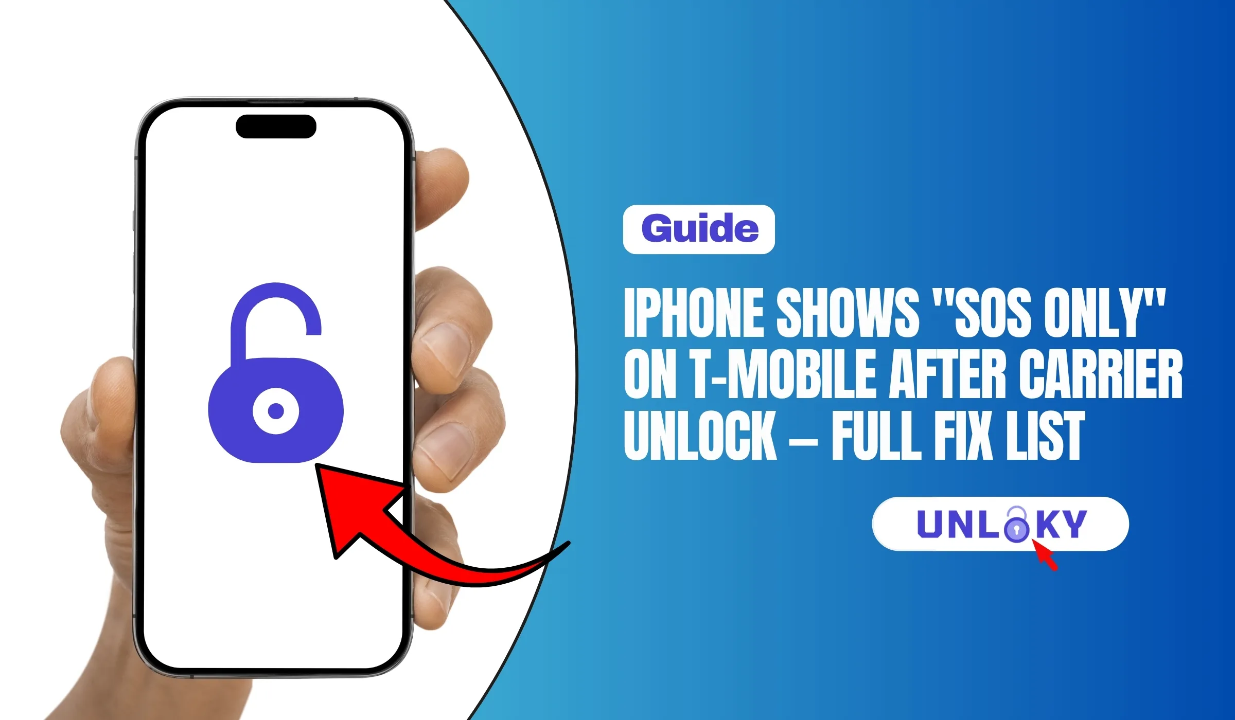 iPhone Shows "SOS Only" on T-Mobile After Carrier Unlock
