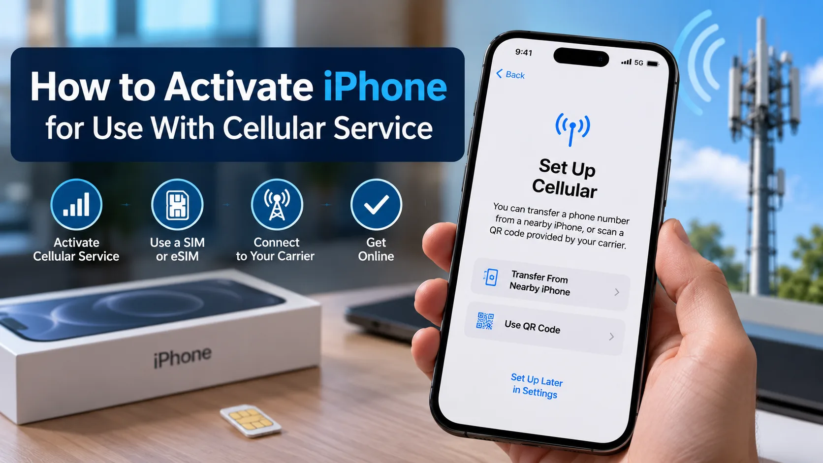 Activate iPhone for Use With Cellular Service