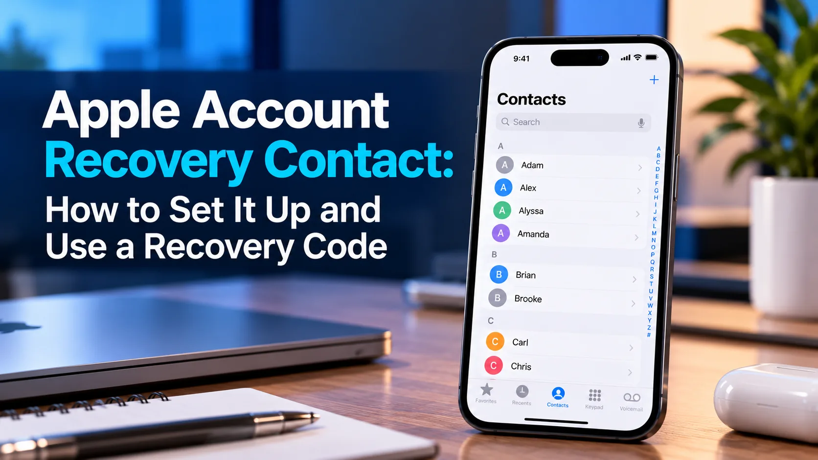 Apple Account Recovery Contact